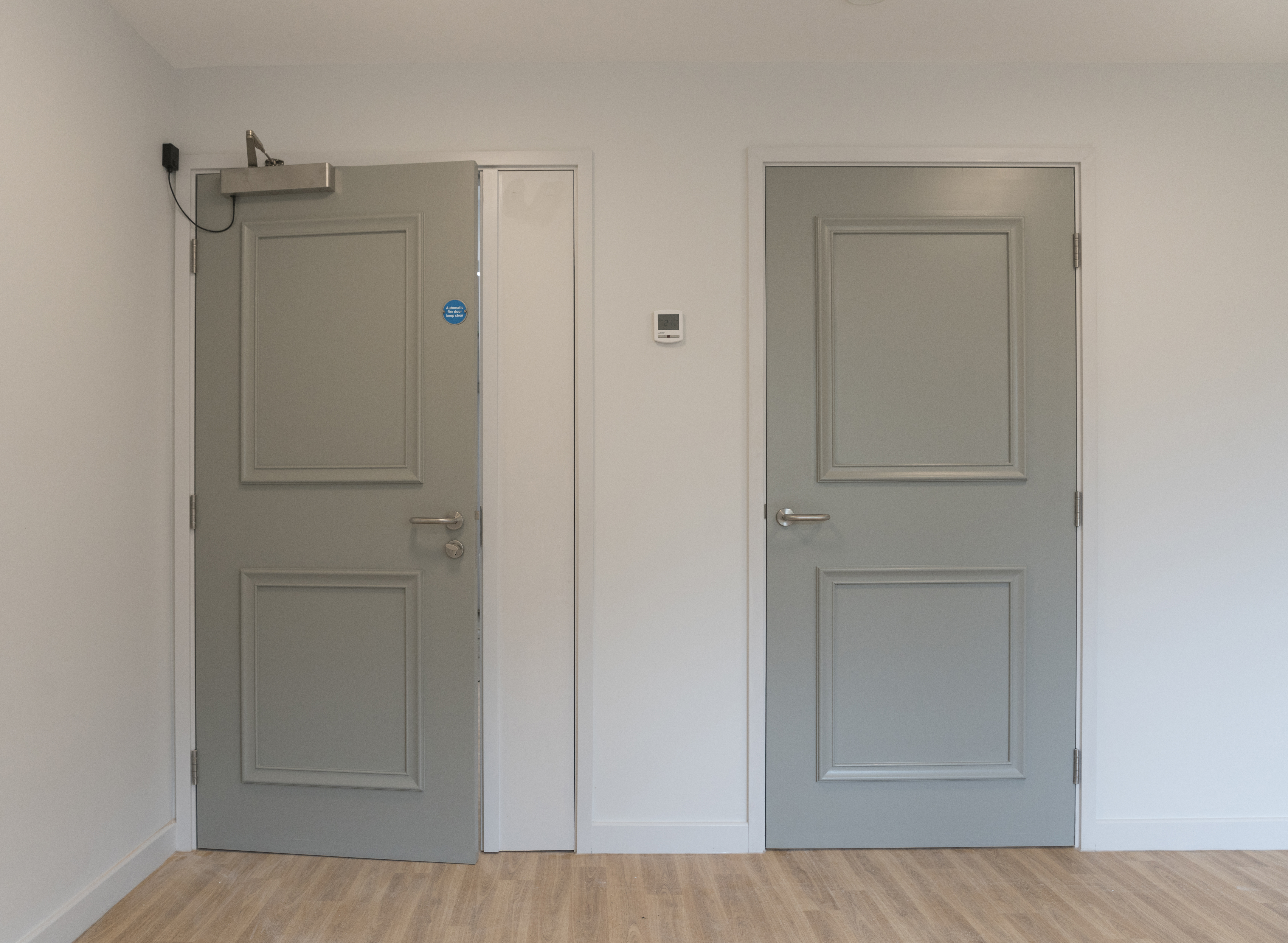 Panelled Door at Donnington Care Home